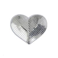Appliques en plastique thermocollantes pour vêtements, en forme de cœur, étoile, à paillettes, couleur bonbon, écologiques, pour sublimation, vente en gros