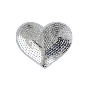 Appliques en plastique thermocollantes pour vêtements, en forme de cœur, étoile, à paillettes, couleur bonbon, écologiques, pour sublimation, vente en gros - Product Image 6
