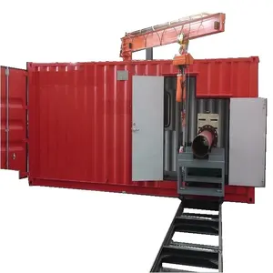 Container Type Pipe Spool Fabrication Line with Pipe Fitting Up Machine