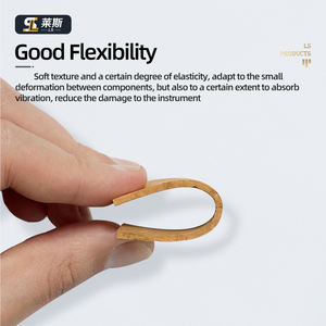 Hot Sax Neck Cork Cork Saxophone Embouchure Neck Tube Seals Feuilles de liège naturel - Product Image 4