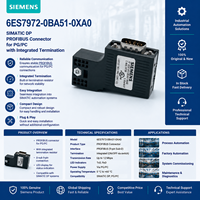 SIM Nuevo Modelo Original 6ES7972-0BA51-0XA0, Control de Automatización Industrial, PLC, Programación, Comunicación Modbus, Funcionamiento a 110-240V