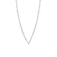 Collier à breloques en forme de v, couleur or Rose, fabricant et fournisseur de bijoux