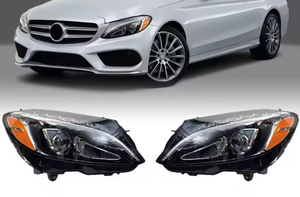 Auto Lighting System USA Type <b>LED</b> <b>Headlight</b> Assembly for Mercedes-Benz C-Class W205 2015-2018 OEM 2059061561 2059061661 - Product Image 4