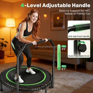 Cama Elástica Zoshine de Alta Calidad para Uso Doméstico, Adultos y Niños, Silenciosa, Plegable, con Reposabrazos Redondos, Trampolín Deportivo para Fitness - Product Image 5