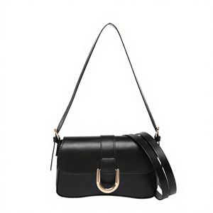 Bolso de hombro con colgante de perlas y lazo, mini bolso pequeño para llevar debajo del brazo, elegante bolso de mano de color sólido para mujer, para uso diario y citas. - Product Image 2