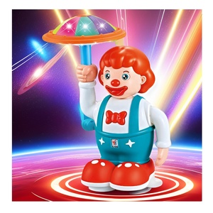 Kk New Điện Diễn Viên Đóng Thế Chú Hề Hình Đồ Chơi Với Ánh Sáng Và Âm Nhạc, Diễn Viên Đóng Thế Xoay Ô Chú Hề, Tốt Nhất Trẻ Em Đồ Chơi Âm Nhạc, Quà Tặng Sinh Nhật - Product Image 1