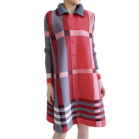 Robe décontractée d'été à manches courtes pour femme, extensible, grande taille, plissée, col à nœud, pompons, perles, boutons