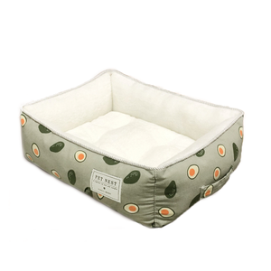 Sarang anjing persegi cetak kreatif sarang kucing dapat dilepas dan dicuci cocok untuk semua musim Aksesori anjing rumah hewan peliharaan Musim Panas - Product Image 3