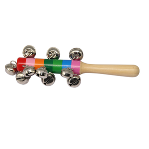 Juego de Instrumentos Musicales de Madera para Niños al por Mayor para Actuaciones en Jardín de Infantes con Campanas de Cuerda <span class=keywords><strong>y</strong></span> Mango de Palo - Product Image 6