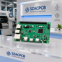 SZACPCB Spécifications techniques fiables pour les cartes PCBA de murs vidéo LCD personnalisés pour la surveillance de sécurité, les murs vidéo numériques des aéroports et des hôtels