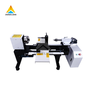 Mini <span class=keywords><strong>torno</strong></span> de torneado de <span class=keywords><strong>madera</strong></span> Cnc de 260mm de diámetro con rieles de guía cuadrados lineales de alta precisión - Product Image 1