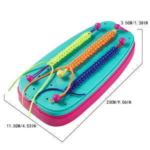 Vente flash <span class=keywords><strong>Bracelet</strong></span> pour enfants Boîte <span class=keywords><strong>de</strong></span> fabrication <span class=keywords><strong>de</strong></span> bracelets d'amitié DIY <span class=keywords><strong>Kit</strong></span> <span class=keywords><strong>de</strong></span> fabrication <span class=keywords><strong>de</strong></span> bracelets en corde tressée pour le jeu à domicile Anniversaire Vacances Activité préscolaire - Product Image 5