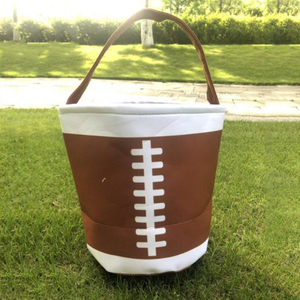 Cesta Deportiva Personalizada para Halloween, Cesta para Dulces, Cesta Personalizada de Rugby, Béisbol, Sóftbol, Fútbol Americano, Baloncesto, Cesta de Pascua - Product Image 6