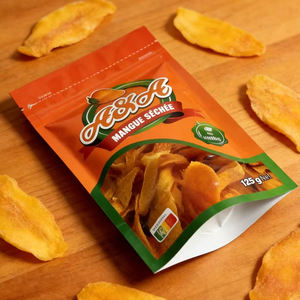 Bolsas de plástico personalizadas papel de aluminio a prueba de olores 70g 226G 500g galletas en polvo galletas chips dulces aperitivos comida gomosa bolsa de pie - Product Image 5