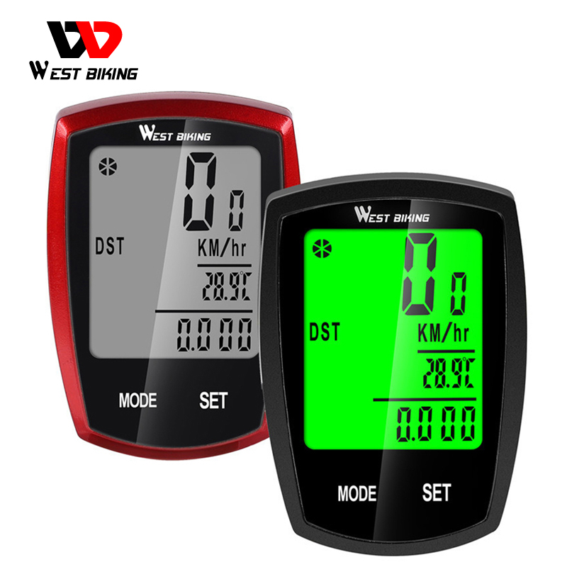 Велокомпьютер WESTBIKING с сенсорным экраном, цифровой одометр, проводной/беспроводной компьютер для упражнений