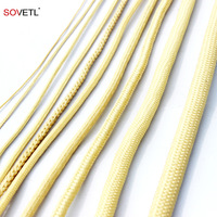 Corde en aramide personnalisée 4mm 5mm 6mm 8mm 10mm, cordon ignifuge en Kevlar, ignifuge, double tressage en aramide