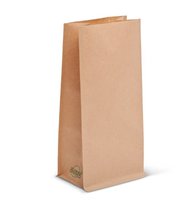 Pochette biodégradable personnalisée à fond carré debout