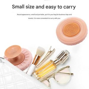 New Design BPA-Free Soft Silicone Facial Scrubber Body Wash Brush Bathroom Shower Exfoliation Tool for <b>Bath</b> Toilet Supplies - Product Image 3