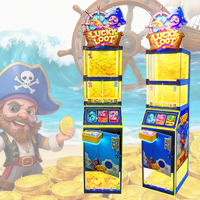 Machine de jeu d'arcade à monnayeur et à rédemption de tickets sur le thème des pirates Lucky Loot