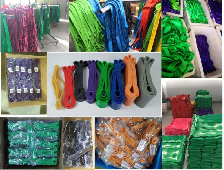 Natural Latex Workout Bands Pull up Assist Band Exercise for Body Stretch