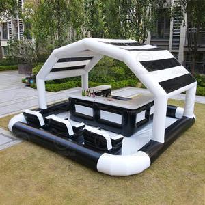 नए <span class=keywords><strong>inflatable</strong></span> पानी के पूल बार पिछवाड़े पार्टी अवकाश मंच एयर बार <span class=keywords><strong>inflatable</strong></span> स्विमिंग पूल पब बार सीट सेट के साथ - Product Image 4