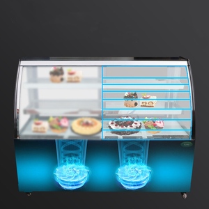 Baixo frete Global distribuição refrigerado vitrine geladeira bolo exibição comercial bolo vitrine geladeira vitrine