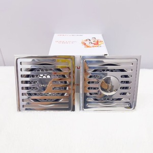 Omuyu Stainless Steel Floor <b>Drain</b> 80mm Square Anti-Corrosion Thickened With Trap For <b>Bathroom</b> Kitchen - Product Image 4