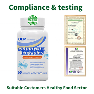 Cápsulas Probióticas Veganas, Suplemento para la Salud Intestinal, 100% a Base de Plantas, Cumple con las Normas de la UE, Etiquetado Personalizado, Empaque Apto para Veganos - Product Image 5