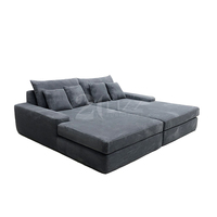 Meuble américain compressible Tissu velours côtelé Extra Large Compressed Sofa Bed in Box