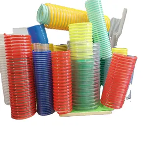 WANFLEX flexible PVC Spiral Tube 2 inch 8 inch PVC Suction Hose plastic tube from China manufacture