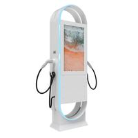 Nouvelle borne de recharge rapide pour véhicules électriques AC 44 kW OCPP 1.6J, station de charge rapide IP54, sur pied, pour usage commercial