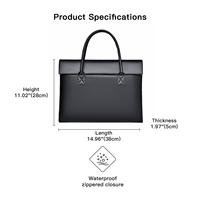 NOVOTE Vente en gros Sacs pour ordinateur portable en cuir véritable de haute qualité Unisexe Imperméable Écologique Portable Léger