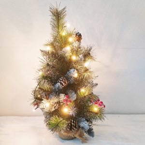 Mini Tabletop Cây giáng sinh với <span class=keywords><strong>Xmas</strong></span> đèn lightable Cây giáng sinh cho Giáng sinh Bảng trang trí cửa sổ trang trí - Product Image 3