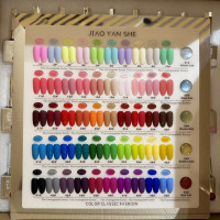 JIAOYANSHE – Nouveau Kit de Gels UV Multicolores 55 Couleurs 2026 – Haute Qualité, Longue Durée, Non Toxique pour Salons de Manucure – Vente en Gros ODM/OEM