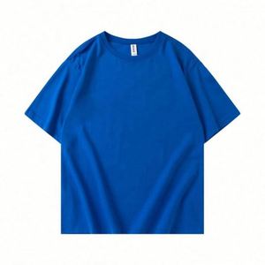 Designer Factory Cheap Price MOQ 20 Pieces Men's Solid Knitted 100% Cotton T-Shirt Blank with Custom Logo for Street Wear - Product Image 2