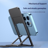 Support de bureau pliable en plastique portable pour diffusion en direct, support universel pour tablette, cours en ligne, réglable, logo personnalisable