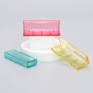 Boîte cosmétique rectangulaire en plastique PETG vide pour fards à paupières, personnalisable avec logo OMI, recyclable, palette de blush - Product Image 4