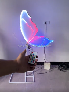Lampada a Forma di <span class=keywords><strong>Farfalla</strong></span> Illuminata per Decorazioni Matrimoniali, Bestseller, con Telecomando, <span class=keywords><strong>Farfalla</strong></span> Automatica con Ali Colorate - Product Image 3
