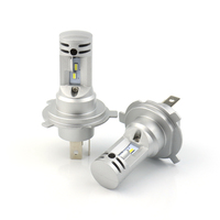 Phares LED LANSEKO Halogènes Taille V10PS Plug and Play H19 H4 H13 9004 9007 avec 4000LM 15W pour Système d'Éclairage Automobile