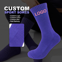 Calcetines Deportivos de Algodón para Mujer, de Alta Calidad, con Logotipo y Color Personalizados, para Correr