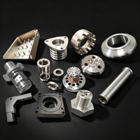 Pièces en acier inoxydable usinées CNC industrielles sur mesure, usinage CNC de précision 5 axes, pièces en aluminium usinées