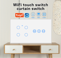Interruptor Inteligente WiFi LangYeao 2 en 1 para Cortinas y Luces, Panel Táctil Compatible con Alexa y Google Home, Temporizador, Programación, Compartir Dispositivos
