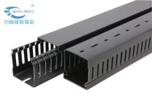 YORH-PEEO Mật Độ Cao Dưới Khay Bàn Quản Lý Cáp Đen Đường Đua Có Nắp - Product Image 2