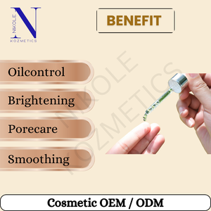 Suero Iluminador con Niacinamida al 10% OEM/ODM, Suaviza, Hidrata y Revitaliza, Fórmula Ligera de Rápida Absorción - Product Image 3