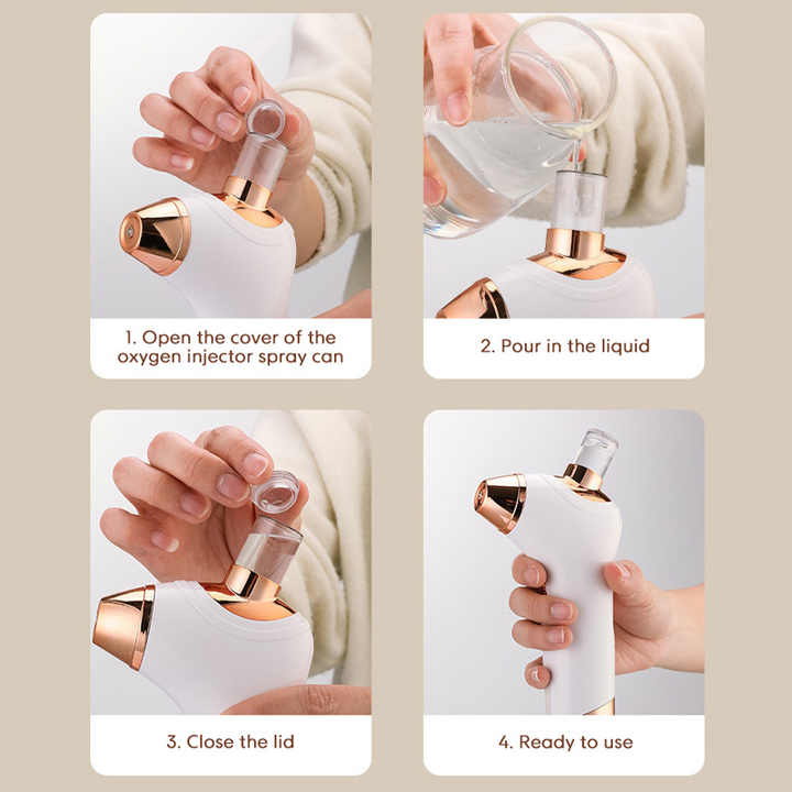 Microcurrent Home Hydration Instrument Face Sprayer Oxygen Injection ...