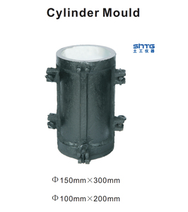 150X300Mm Xi Lanh Khuôn Lab Vữa Kim Loại Loại Thử Nghiệm Bê Tông Khuôn Mẫu Bê Tông Đóng Dấu - Product Image 5