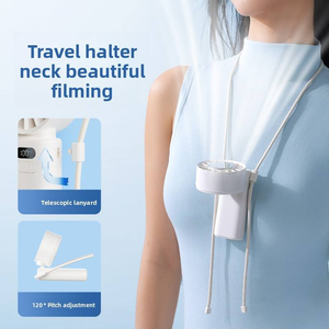 مروحة كهربائية صغيرة محمولة قابلة للطي مع شحن USB وتبريد شبه موصل للمكتب والتعليق - Product Image 5