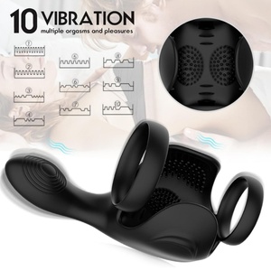 Anal Plug Wear Silicone Stimulate Massager Waterproof Toy for Men Waterproof Anal Toys with Delay <b>Ring</b> - Product Image 3