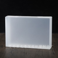 Boîtes d'emballage en PVC pour fabricants, boîtes en plastique transparent PET, boîtes cadeaux en PP givrées, boîtes d'emballage colorées