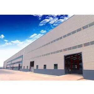 Cina prefabbricato Design gratuito a basso costo prefabbricato su misura industriale struttura in acciaio leggero magazzino in metallo officina edificio